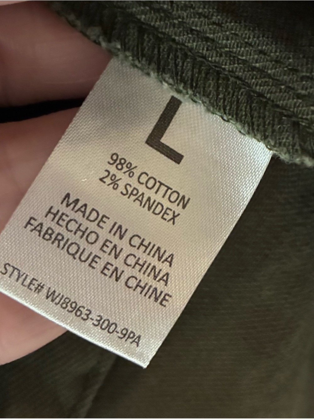 BearPaw Olive Utility Jacket with Button Front - Picture 8 of 8